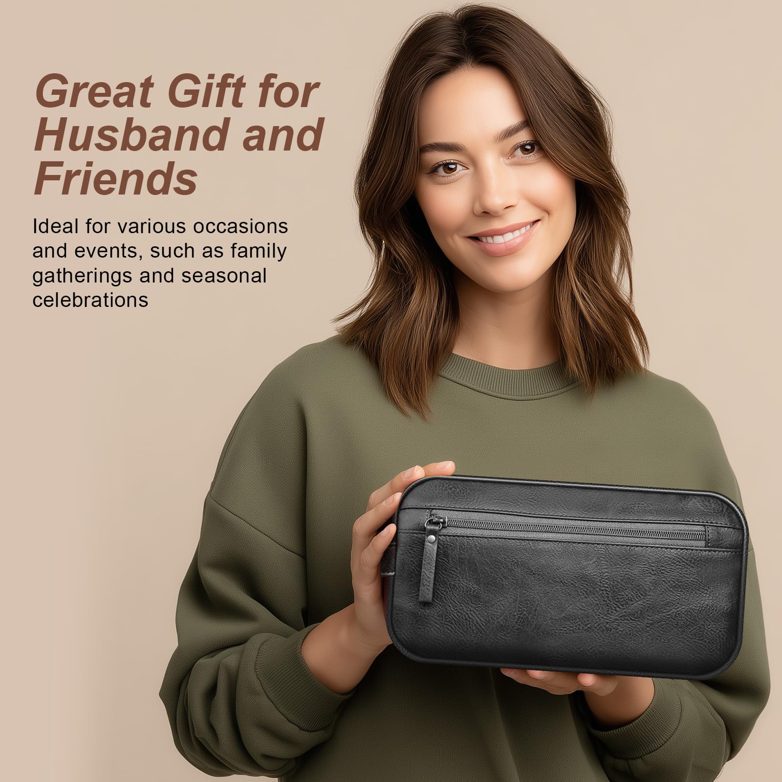 Ezday travel toiletry bag reinforced bottom offers better durability during travel.