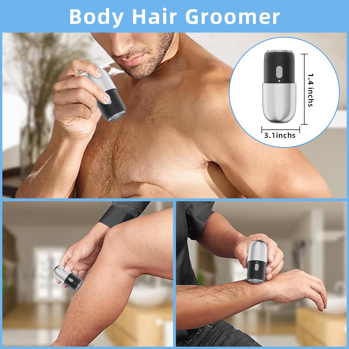 ezdor mini electric shaver gift-ready packaging makes a thoughtful present