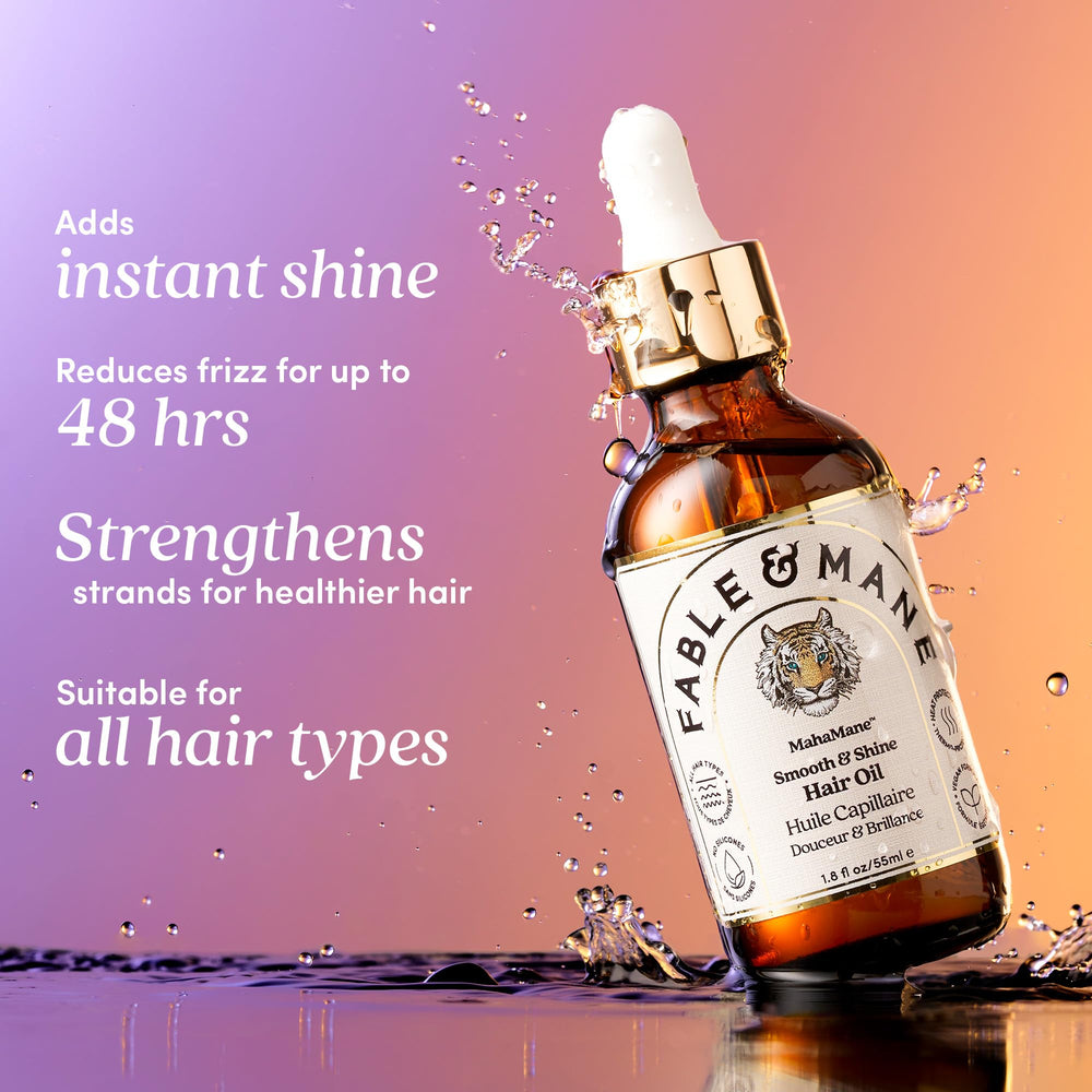 Fable & Mane MahaMane Shikakai-rich oil promises instant shine and resilience