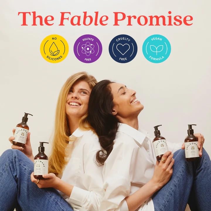 Fable & Mane UV-protection note from amla-derived formula.