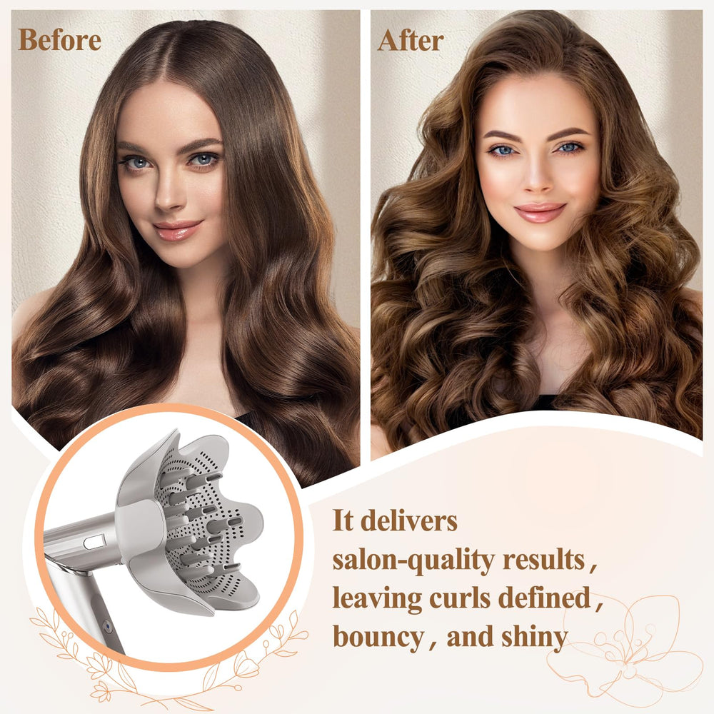 Fabmira lightweight diffuser attachment reduces hand fatigue during longer styling sessions.