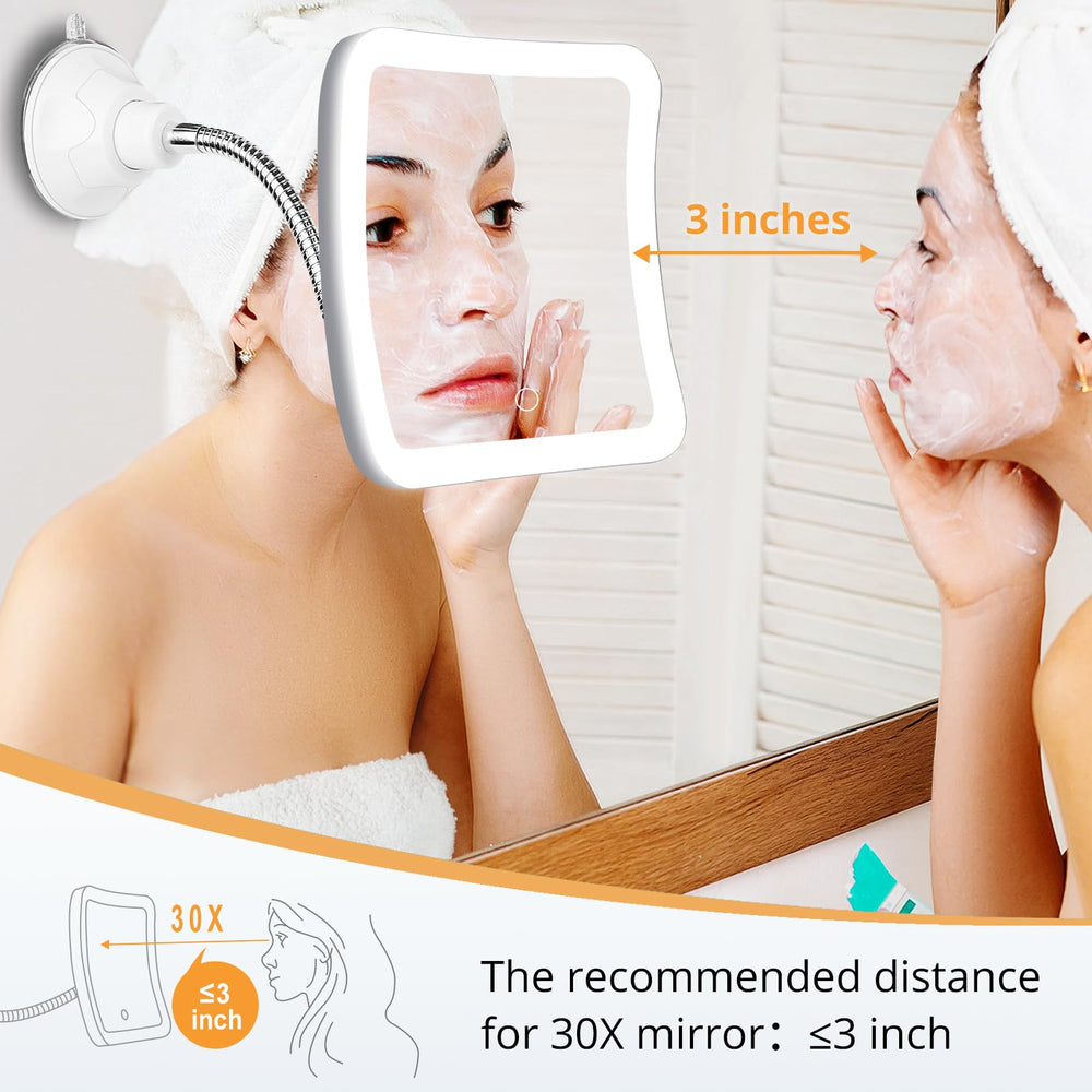 Fabuday compact travel mirror packs easily for makeup on the move