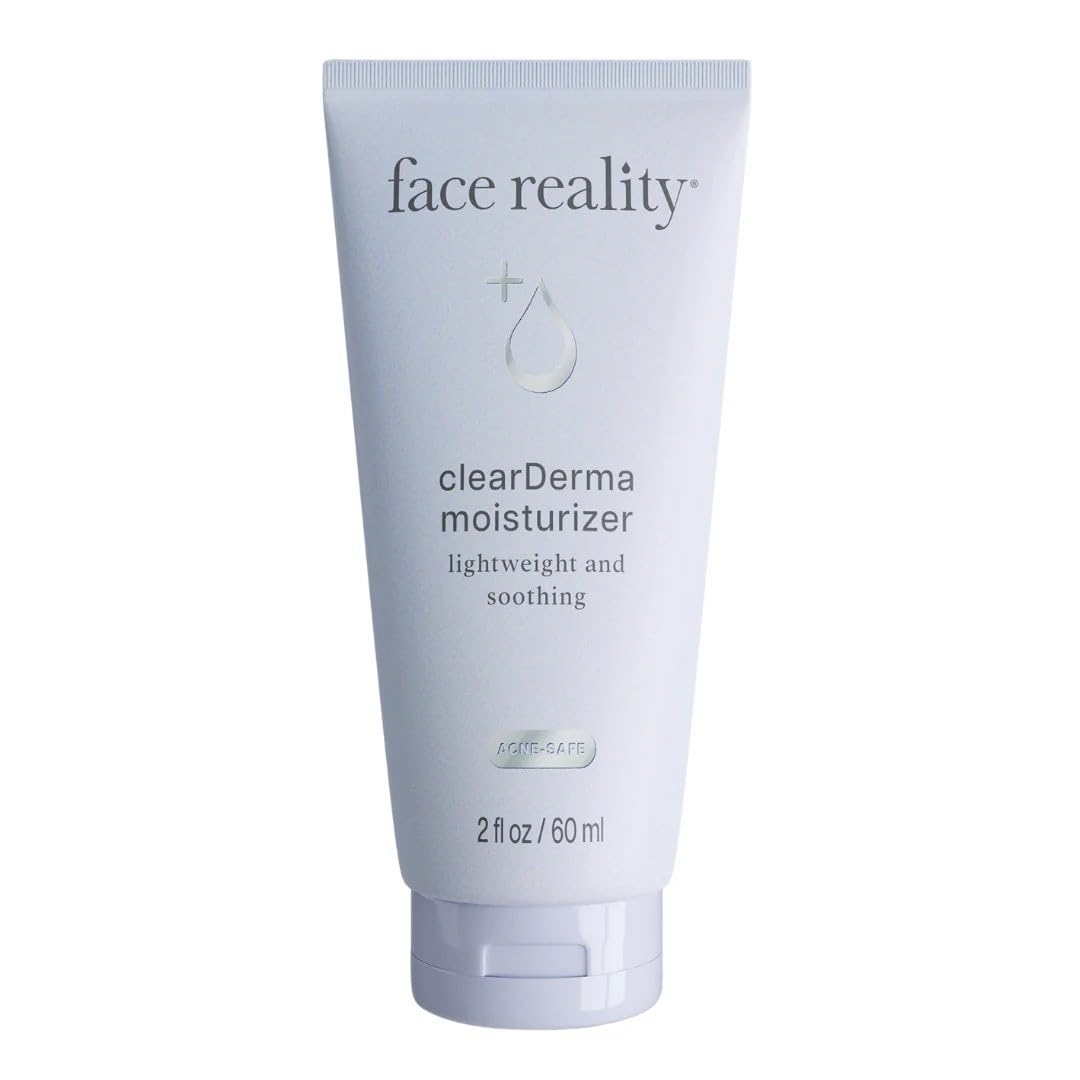 Face Reality Clearderma Moisturizer jar offering lightweight hydration and antioxidant support.