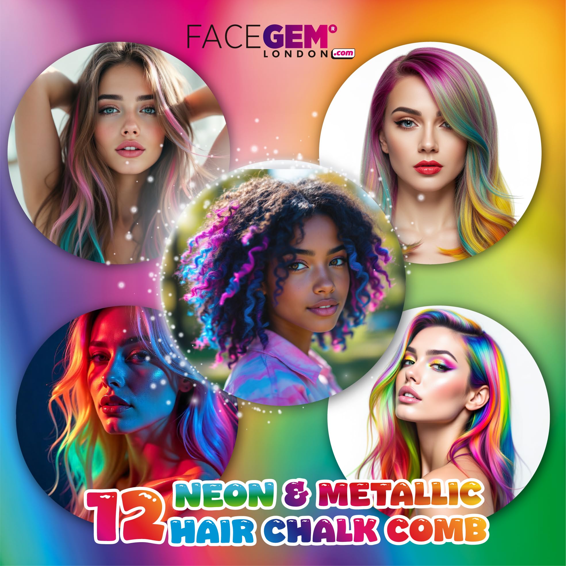 FACEGEM LONDON cosplay colour chalk to craft character-inspired accents