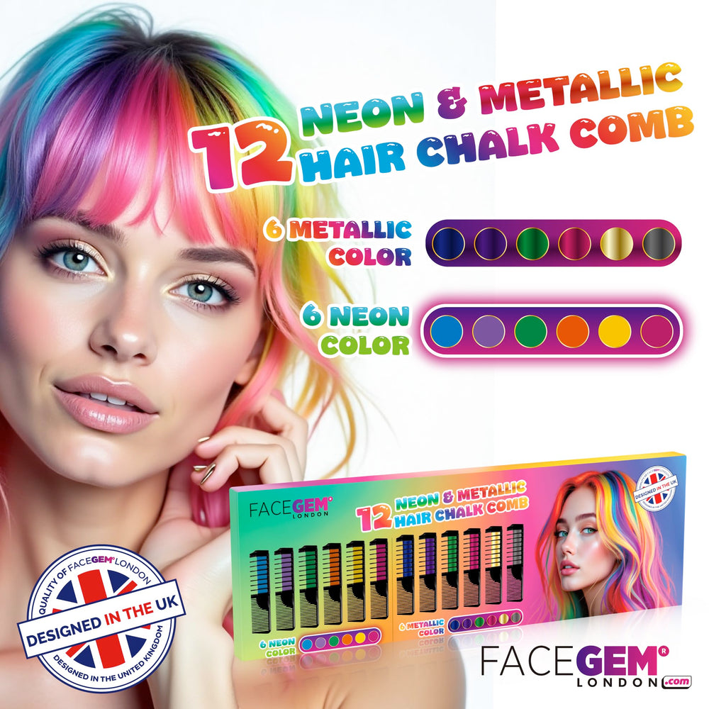 FACEGEM LONDON metallic shimmer chalk delivers bold metallic accents for nightlife looks