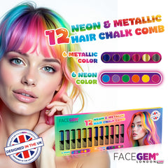 FACEGEM LONDON metallic shimmer chalk delivers bold metallic accents for nightlife looks
