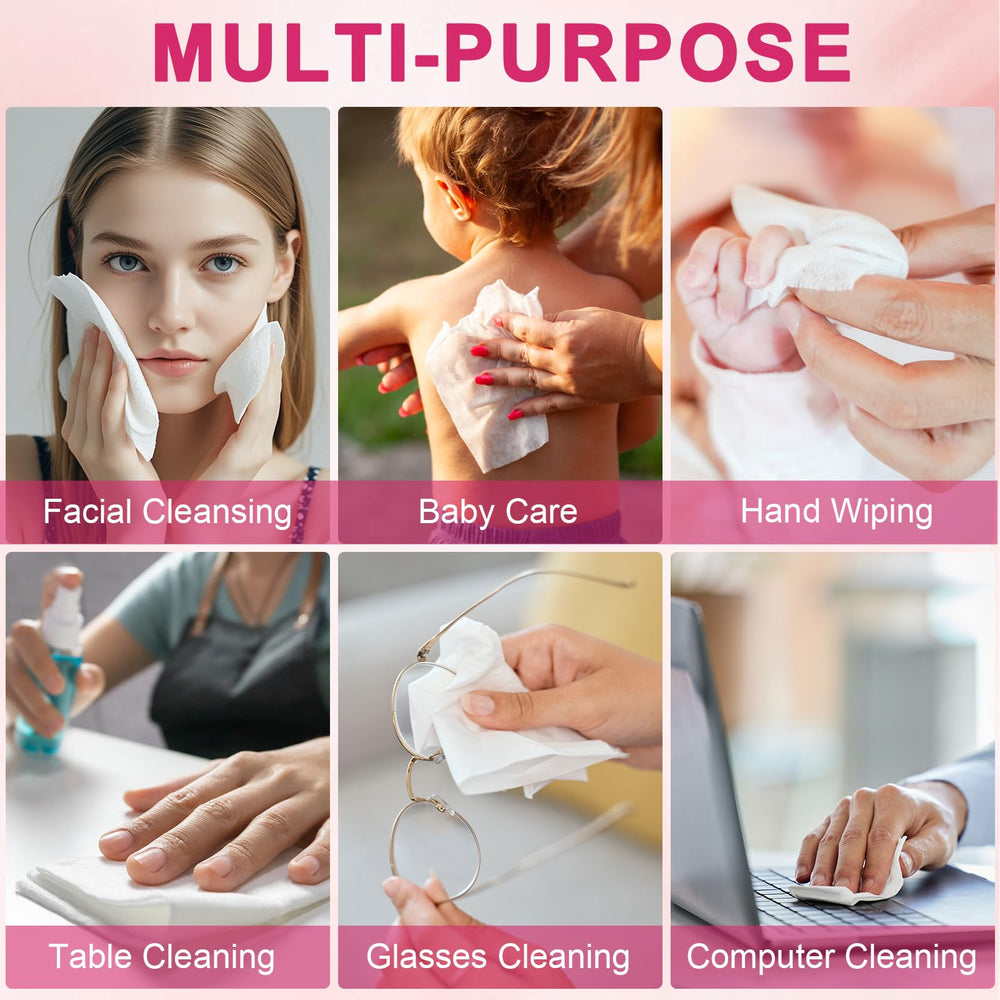 FACEMADE skin-friendly towels with no lint for delicate skin