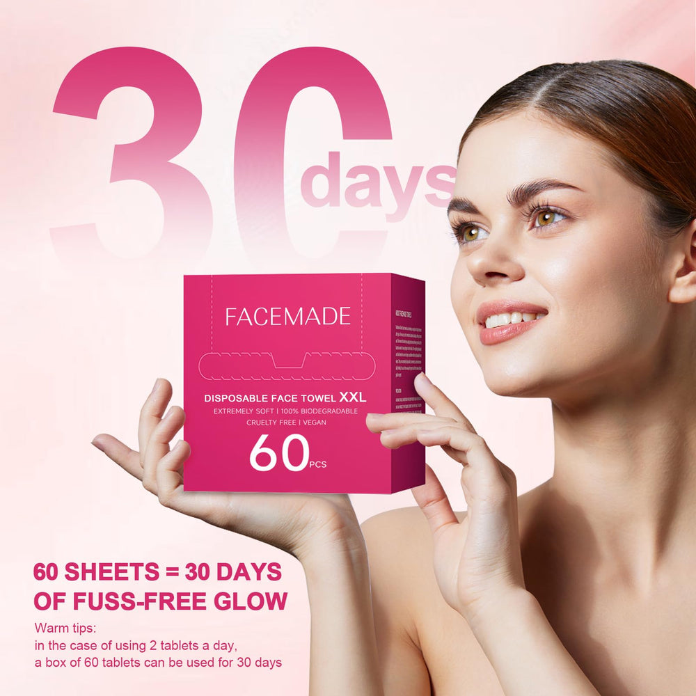 FACEMADE travel pack image shows compact design ideal for on-the-go routines