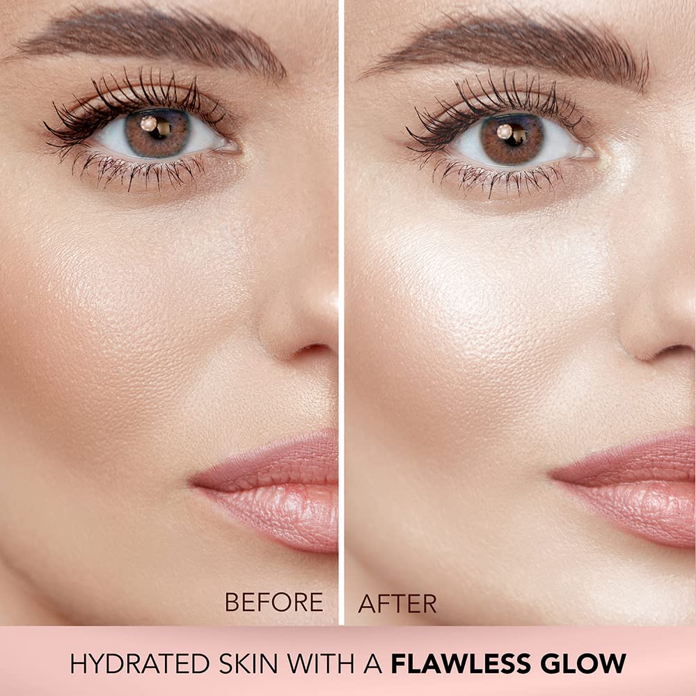 FACESCANADA Strobe Cream with hyaluronic acid close-up shows hydration.
