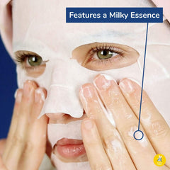 FACETORY Moon Velvet mask serum essence hydrates for plump, refreshed skin.