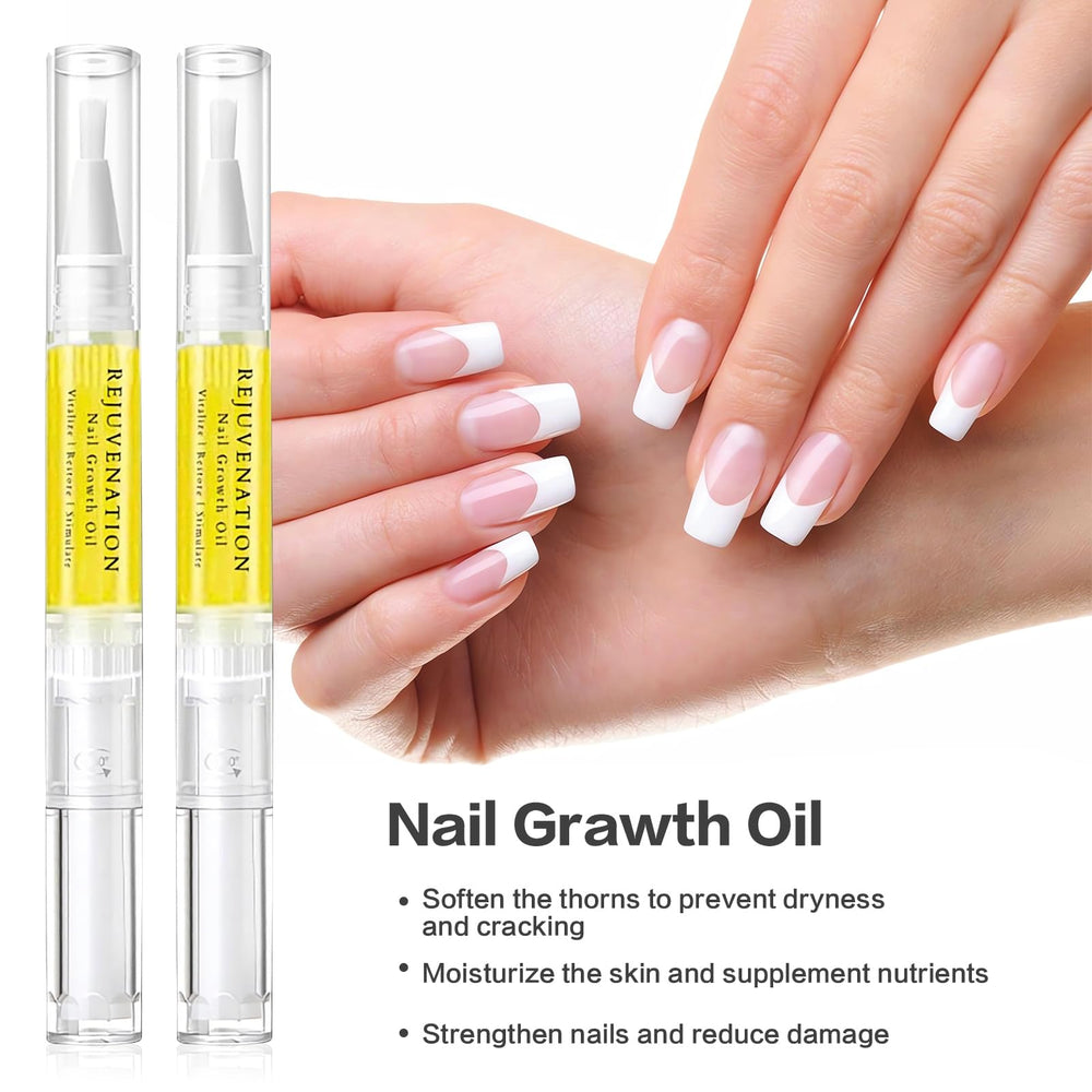 FACISACO Nail Growth Oil natural oils swirl highlighting nourishing ingredients