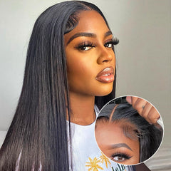 FACMOOD 6x4 skinlike HD lace wig with natural melt for everyday wear