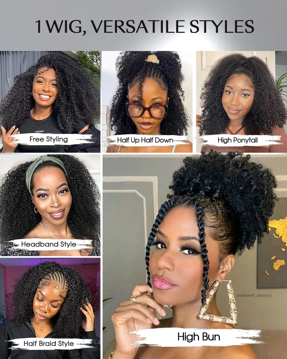 FACMOOD half wig care-friendly maintenance supports long-lasting, minimal-tangle wear.