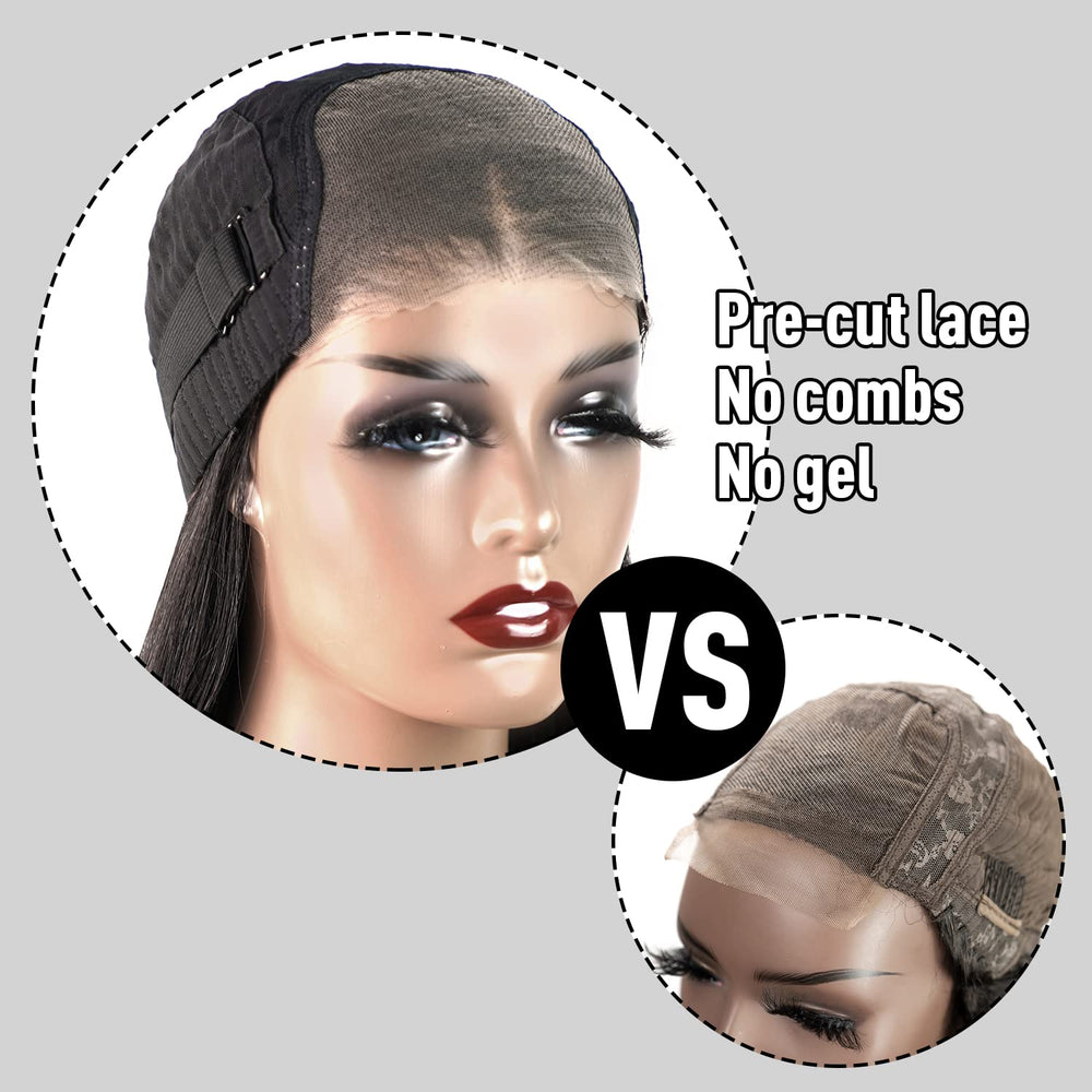 FACMOOD pre-plucked hairline wig delivers natural-looking hairline instantly
