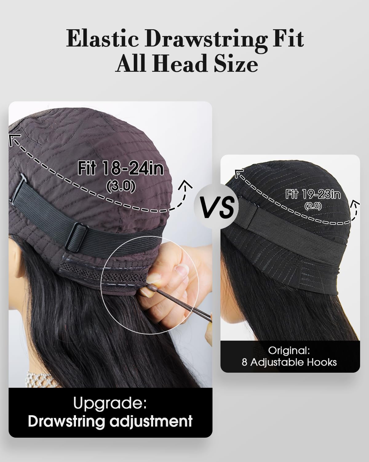 FACMOOD premium Brazilian human hair wig ready for heat styling and color experiments.