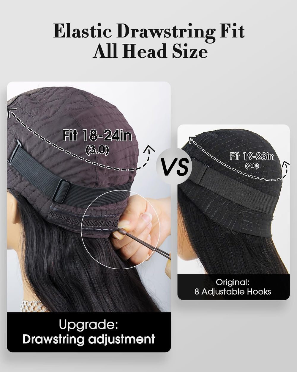 FACMOOD premium Brazilian human hair wig ready for heat styling and color experiments.