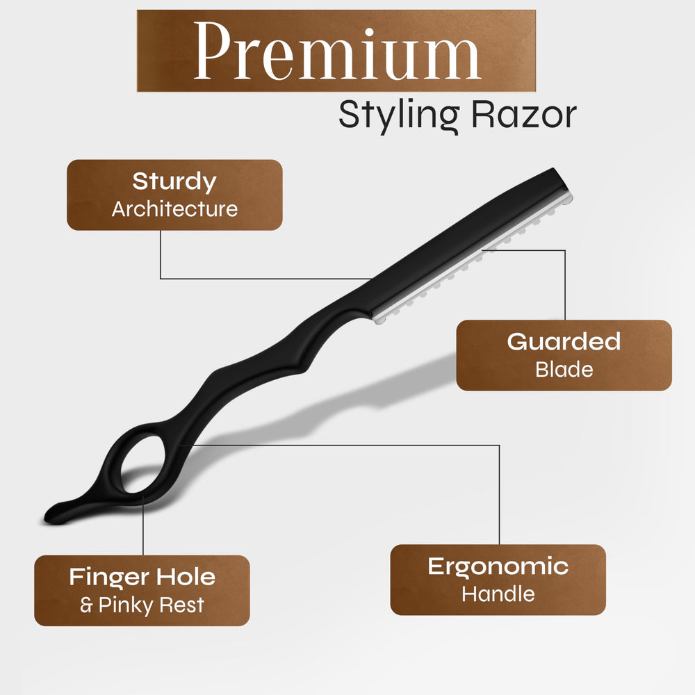 FACON Faether Razor ergonomic handle design improves control during precise cuts