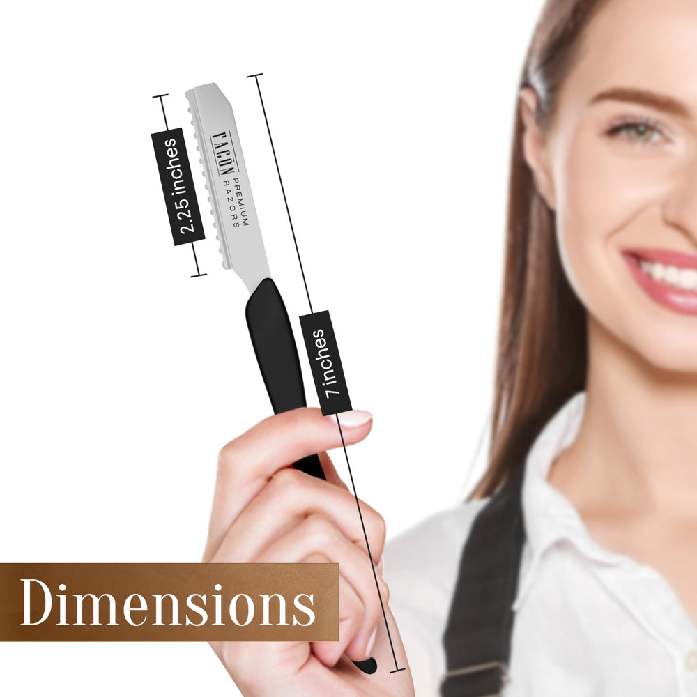 FACON hair cutting razor kit with case for organized, on-the-go grooming.
