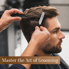 FACON hair thinning razor texturizing view for subtle layer creation and add volume.