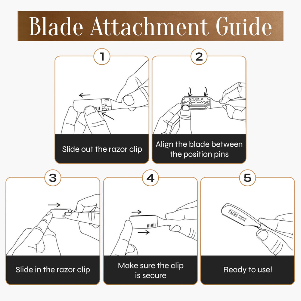 Facon straight razor for men delivering precise grooming at home or shop.