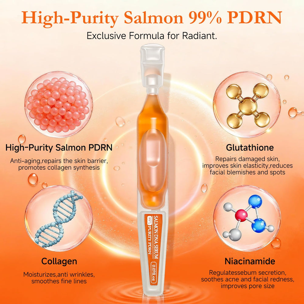 FaczUryn Salmon DNA Serum application scene shows simple press-and-apply use