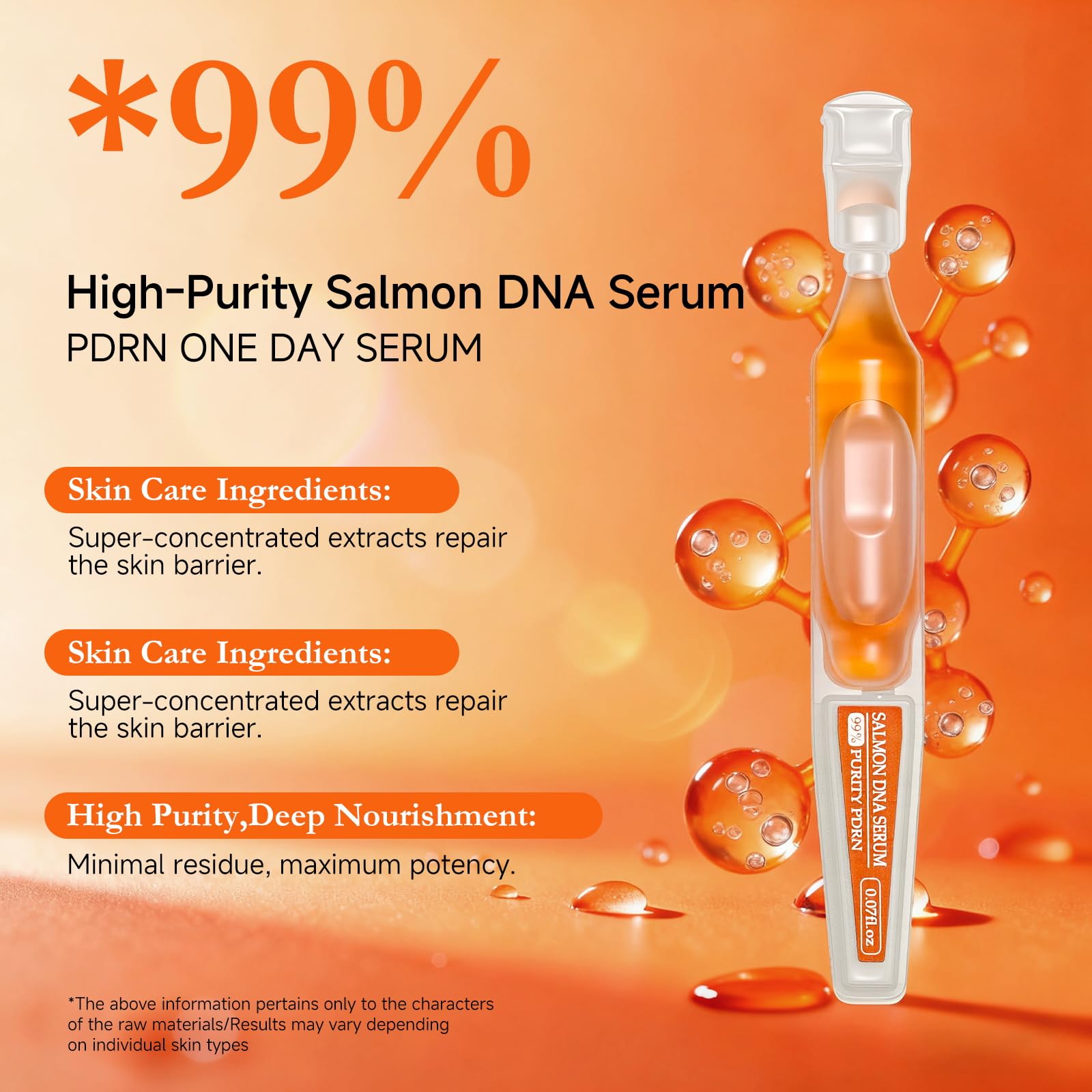 FaczUryn Salmon DNA Serum close-up glow highlights dewy skin finish