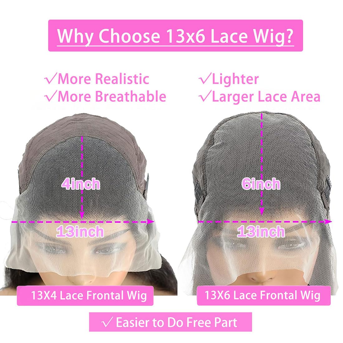 Fadaina pre-plucked natural hairline showcases realistic front appearance.