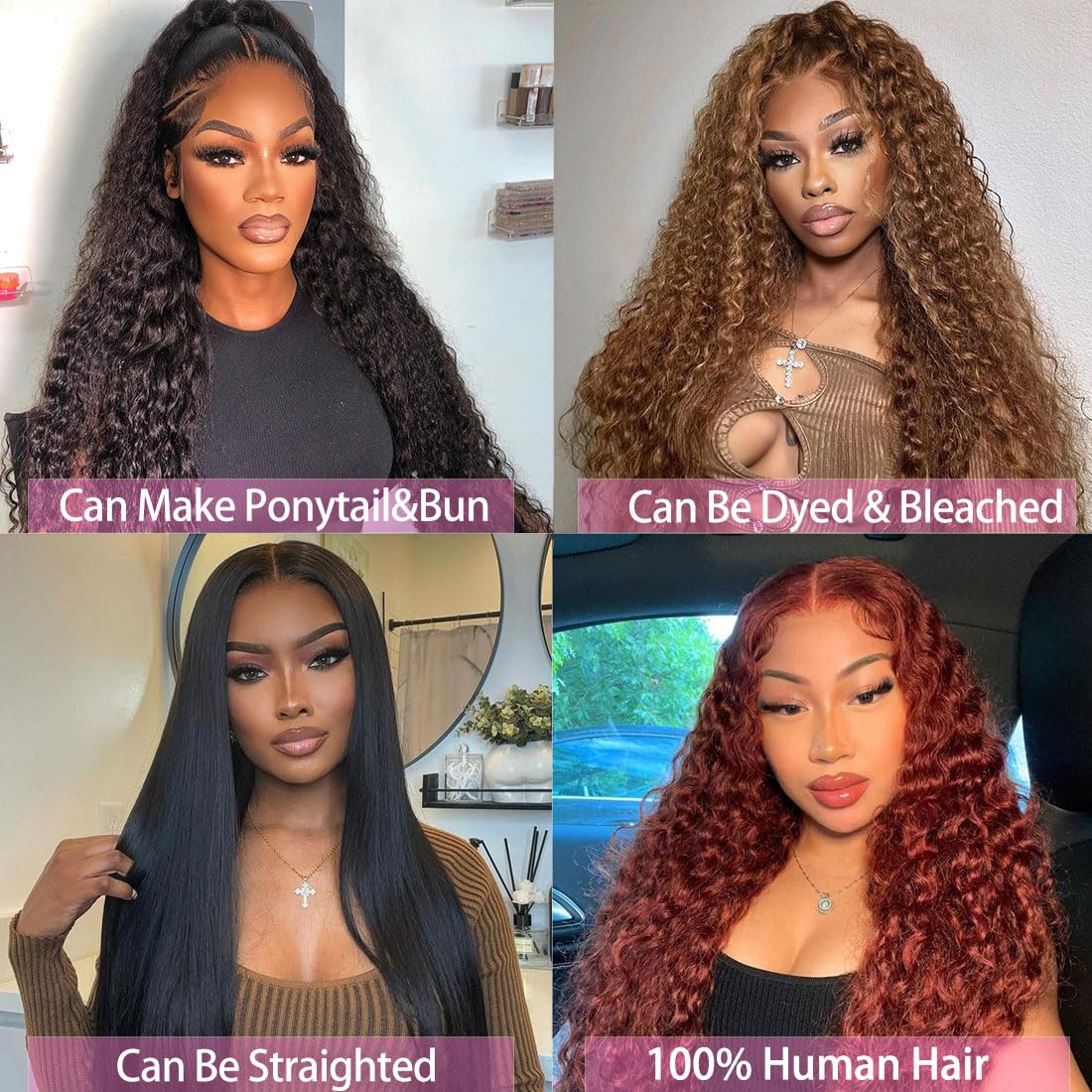 Fadaina wedding party look-ready wig for special occasions.