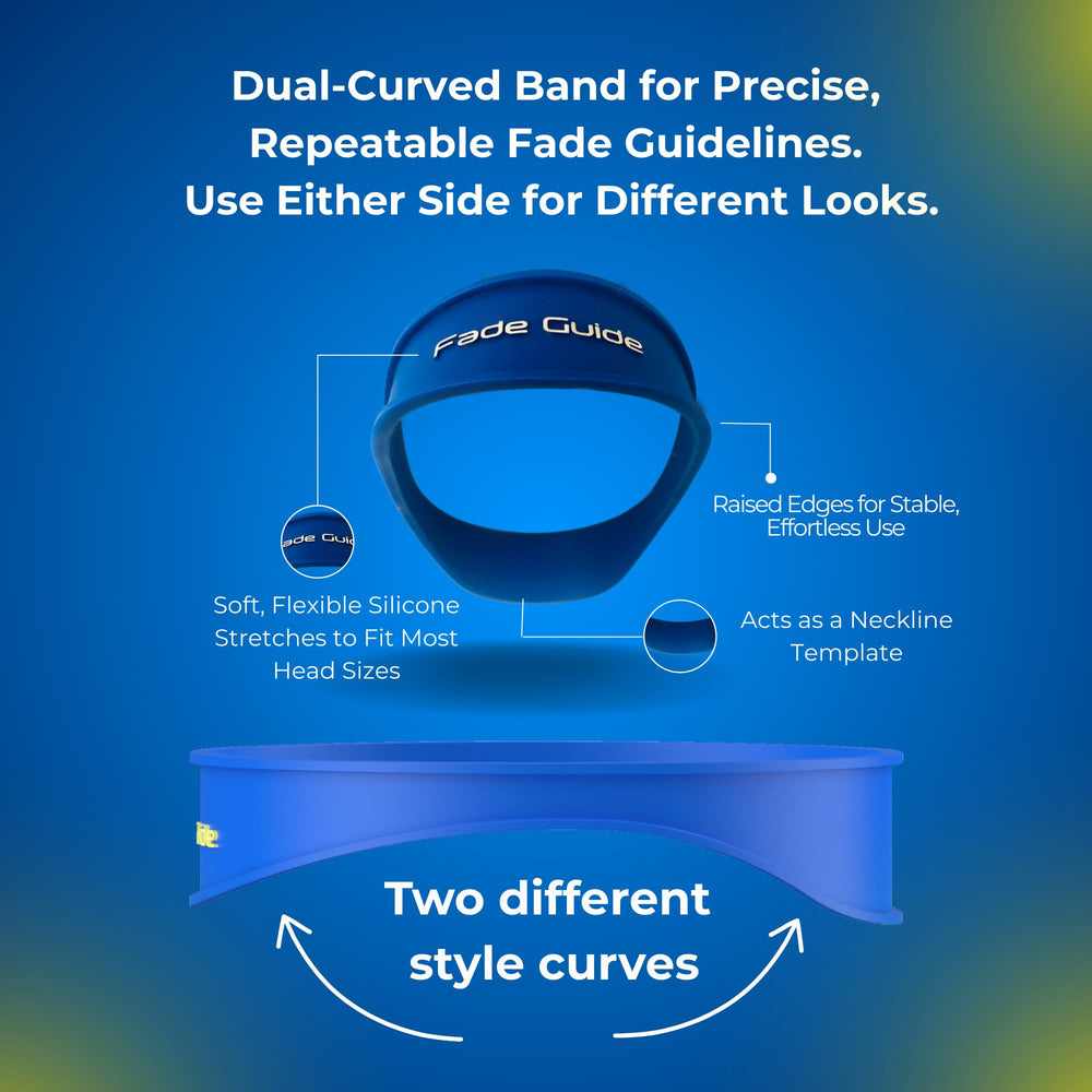 Fade Guide low-mid-high fade templates demonstrate versatile template for various styles