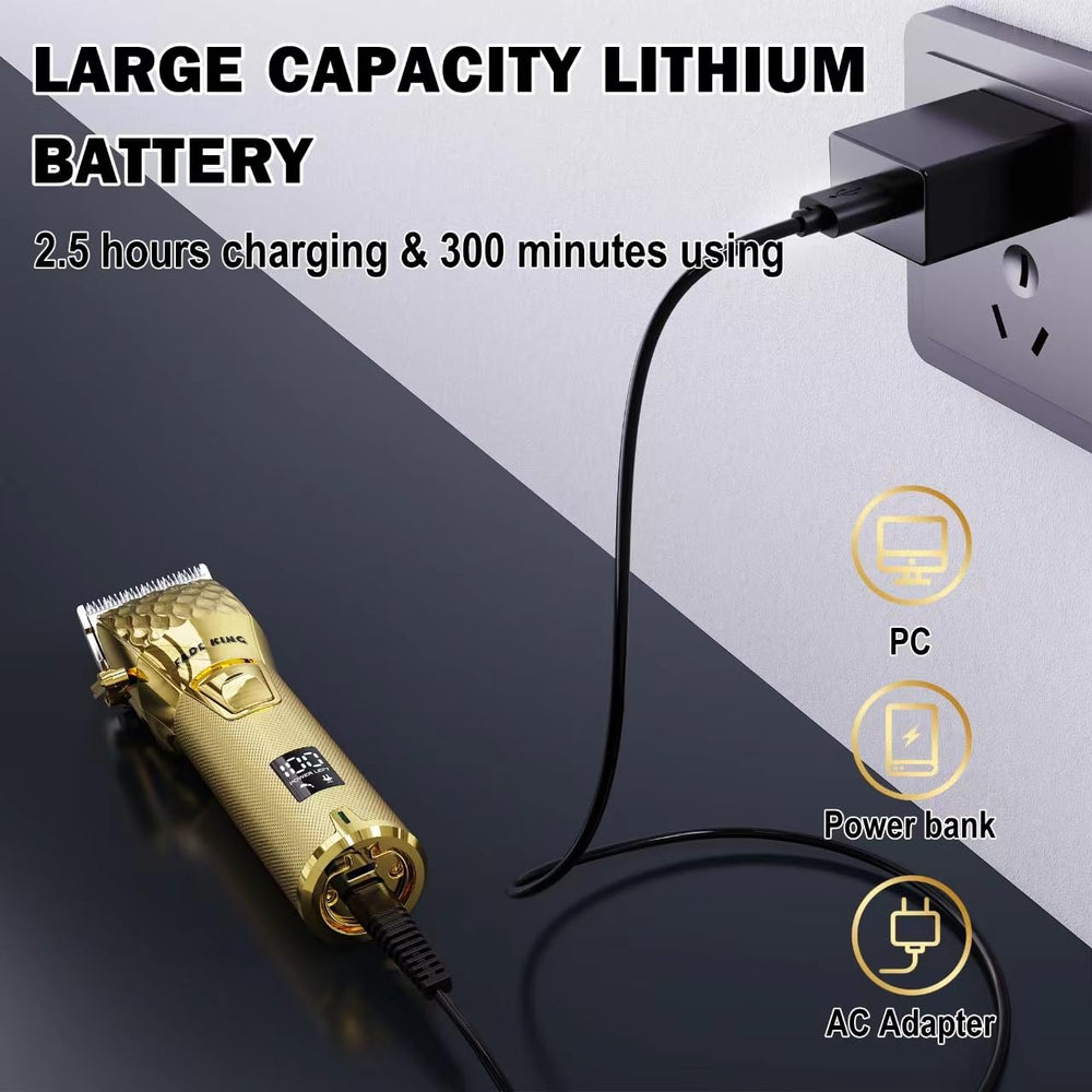 FADEKING durable zinc alloy housing resists regular use