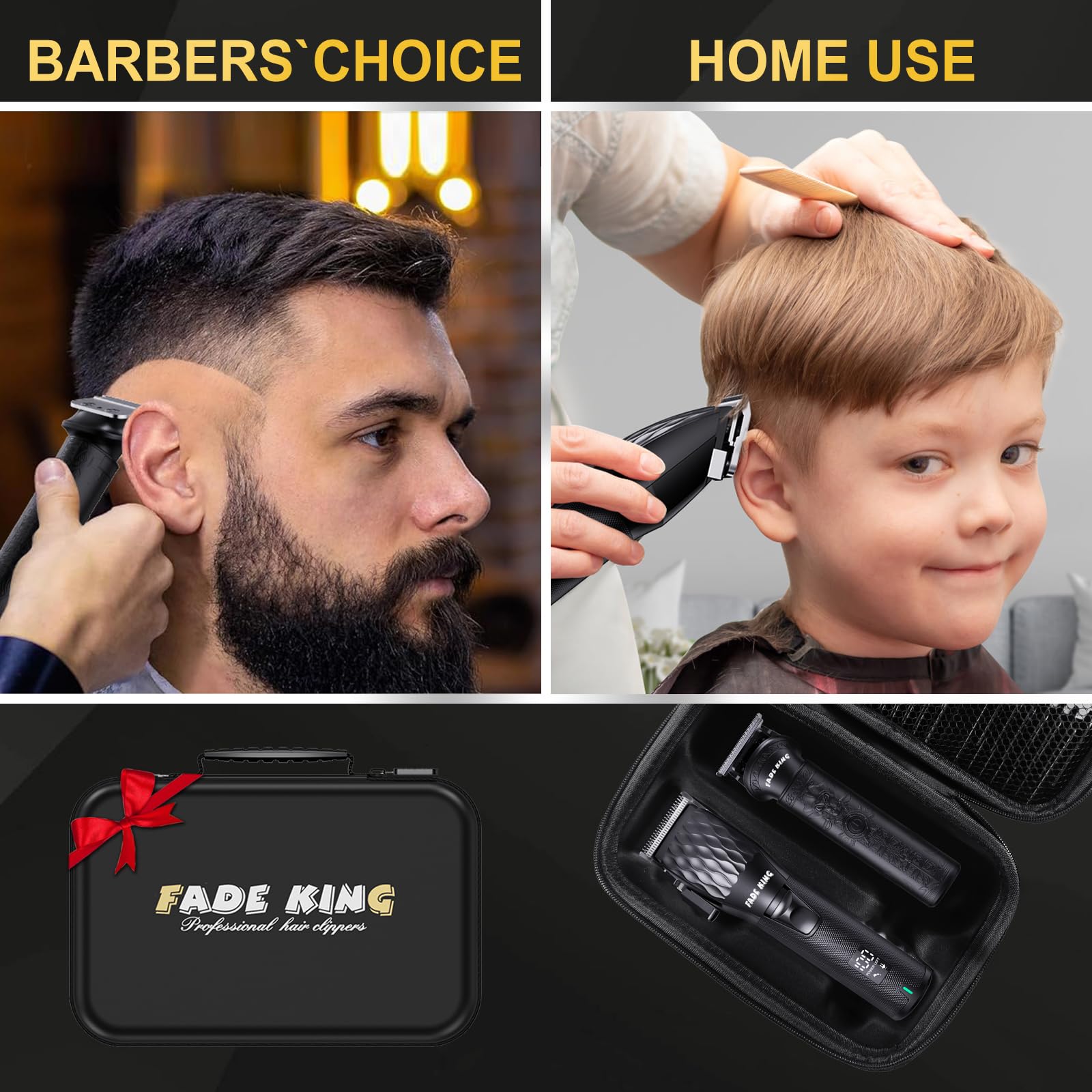 FADEKING professional T-blade detailing enables razor-sharp line-ups