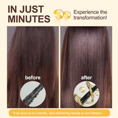 Salon-style at-home treatment in bright yellow packaging from Fadelo.