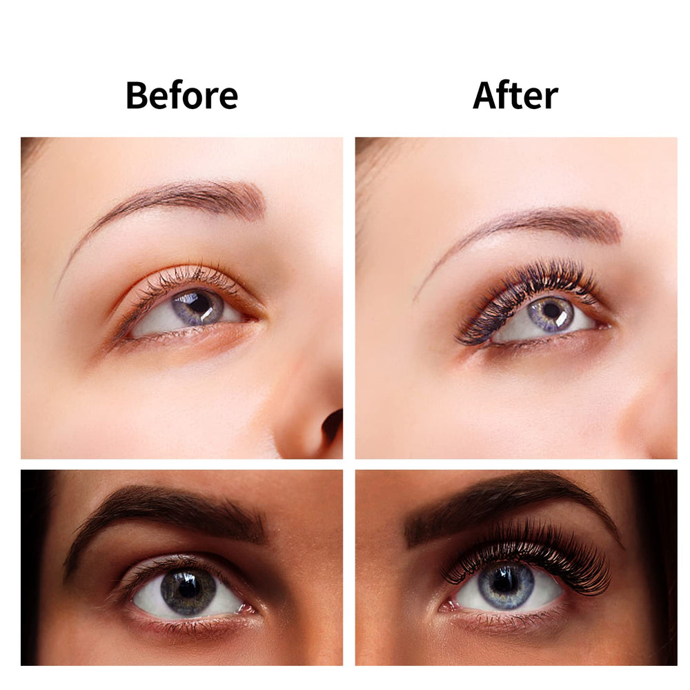 FADLASH light, fluffy finished set blends with natural lashes.