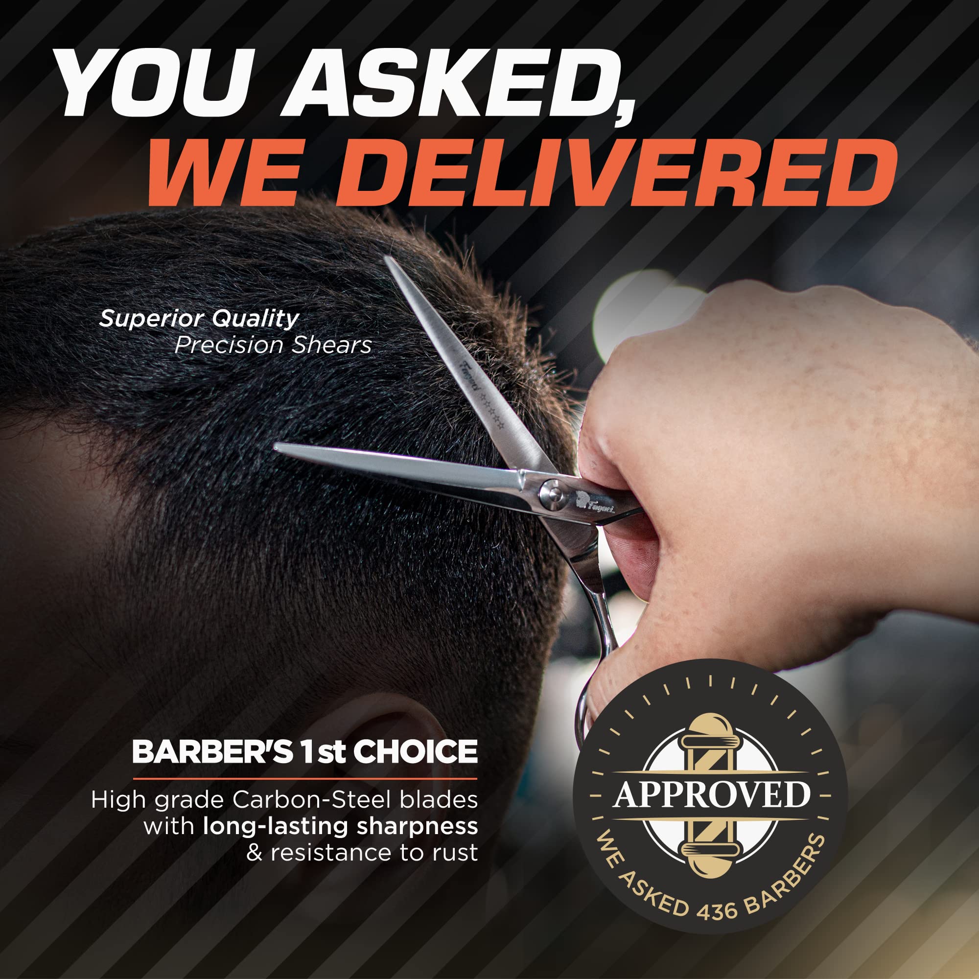 Fagaci sharp edge closeup highlighting edge retention for reliable grooming.