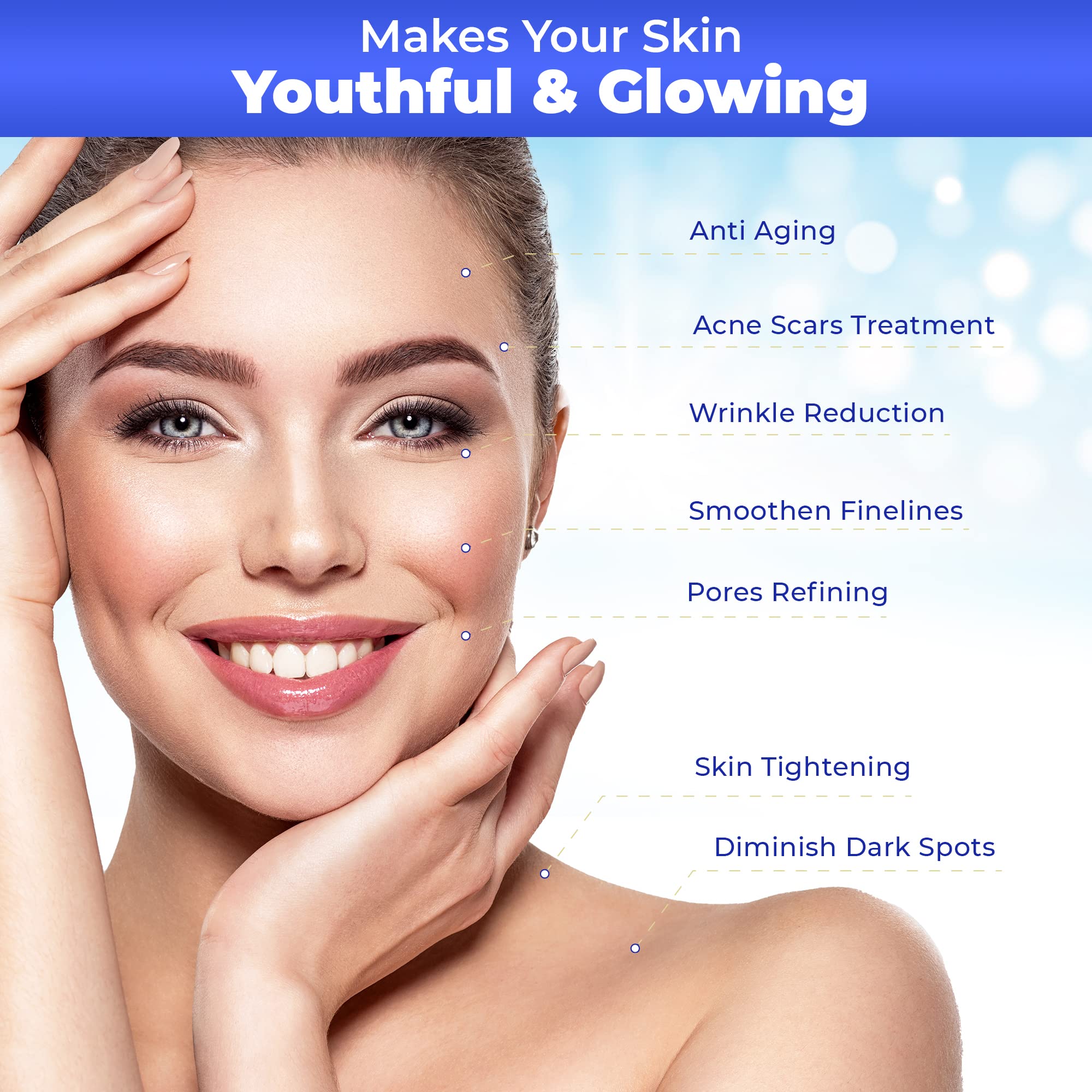 FAIR & WHITE Original Brightening Serum drops on hand demonstrate precise nightly use.