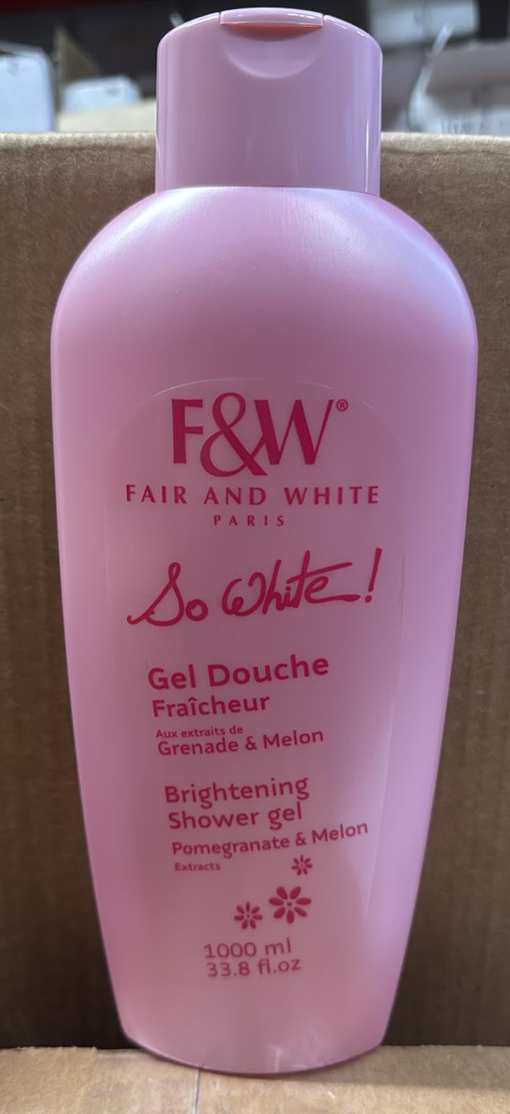 FAIR & WHITE So White moisture-closeup shows softer, more comfortable skin.