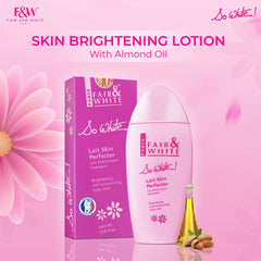 FAIR & WHITE So White pink packaging design for everyday brightening