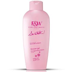 FAIR & WHITE So White refreshing bottle pour for daily cleansing and skin glow.