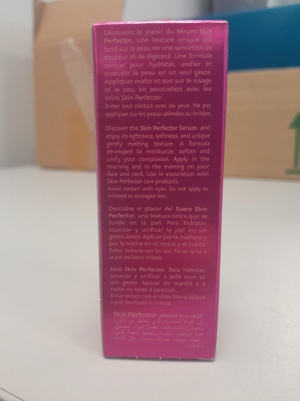 FAIR & WHITE So White serum on elbows for targeted brightening