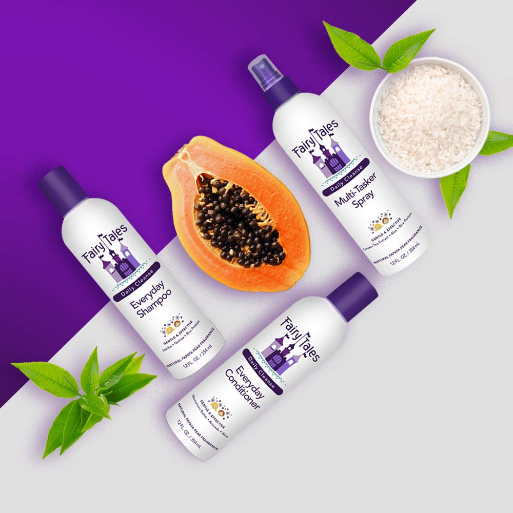 Fairy Tales Daily Cleanse packaging close-up showing 32 oz size