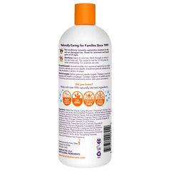 Fairy Tales Swimmer Conditioner kids label close-up highlights natural ingredients for gentle conditioning.