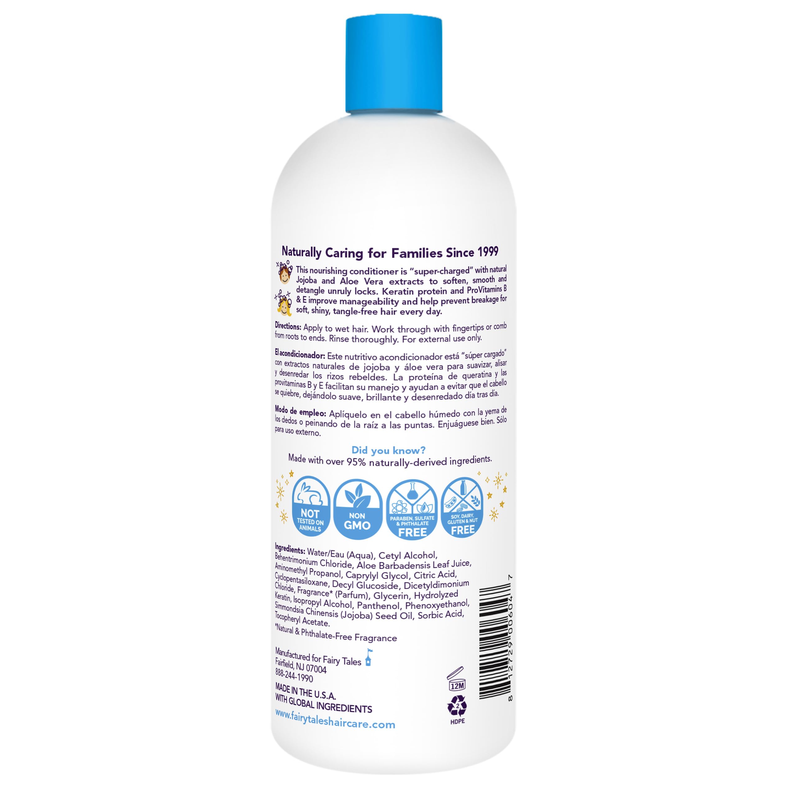 Fairy Tales Tangle Tamer conditioner pump aids easy combing