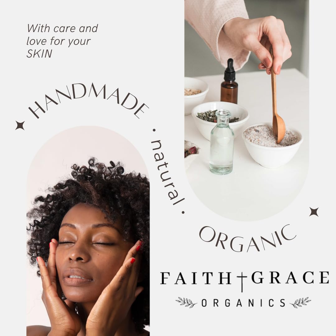 Faith and Grace Organics Wild Yam Cream texture close-up showing rich, creamy consistency for deep hydration