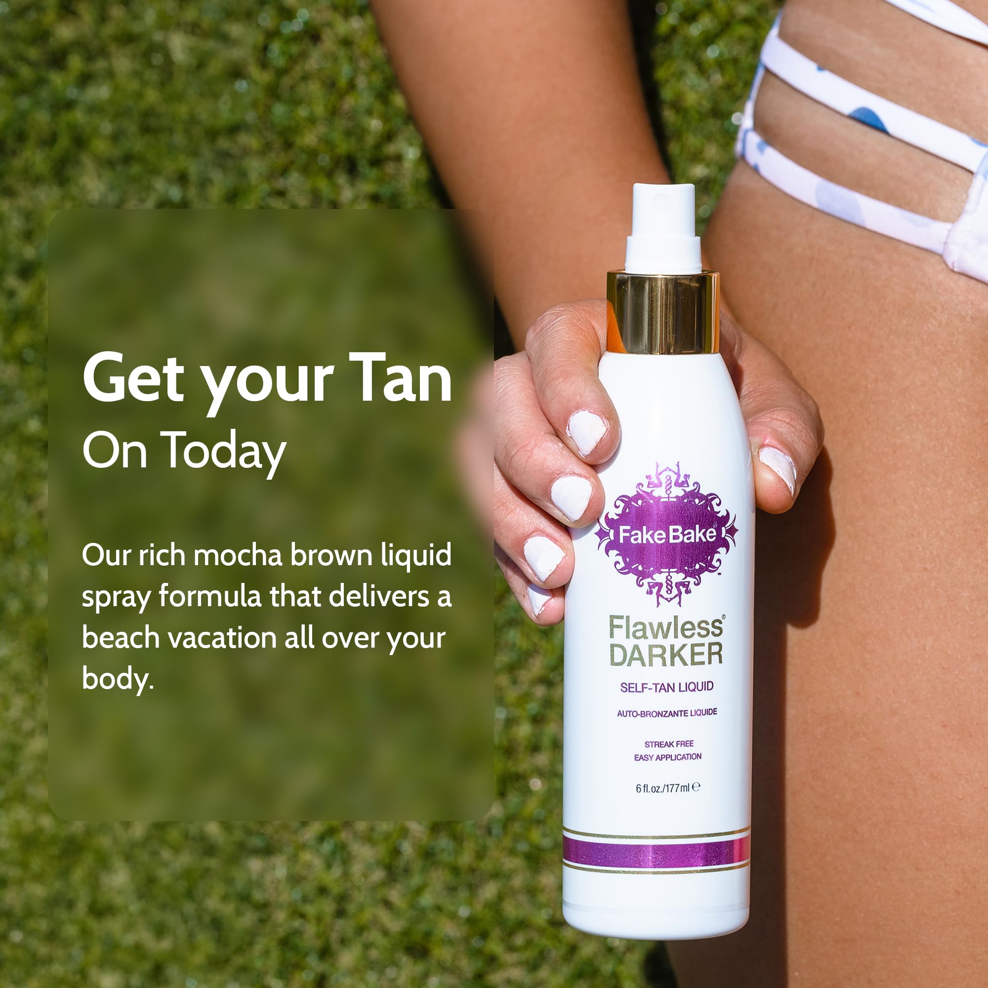 Fake Bake bronzing mitt ready for even, controlled application.