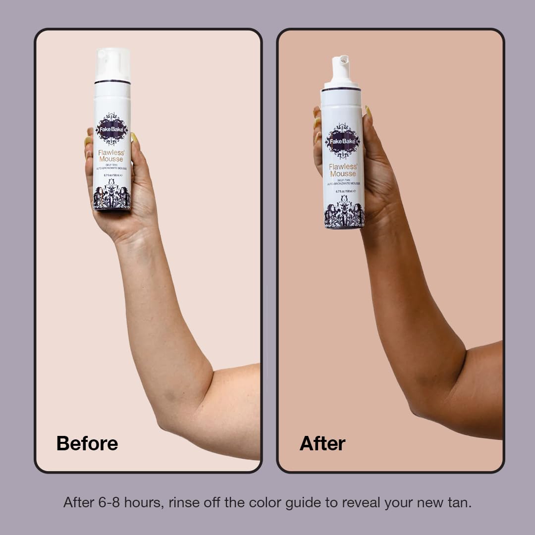 Fake Bake Flawless application mitt aids quick, smooth bronzing.