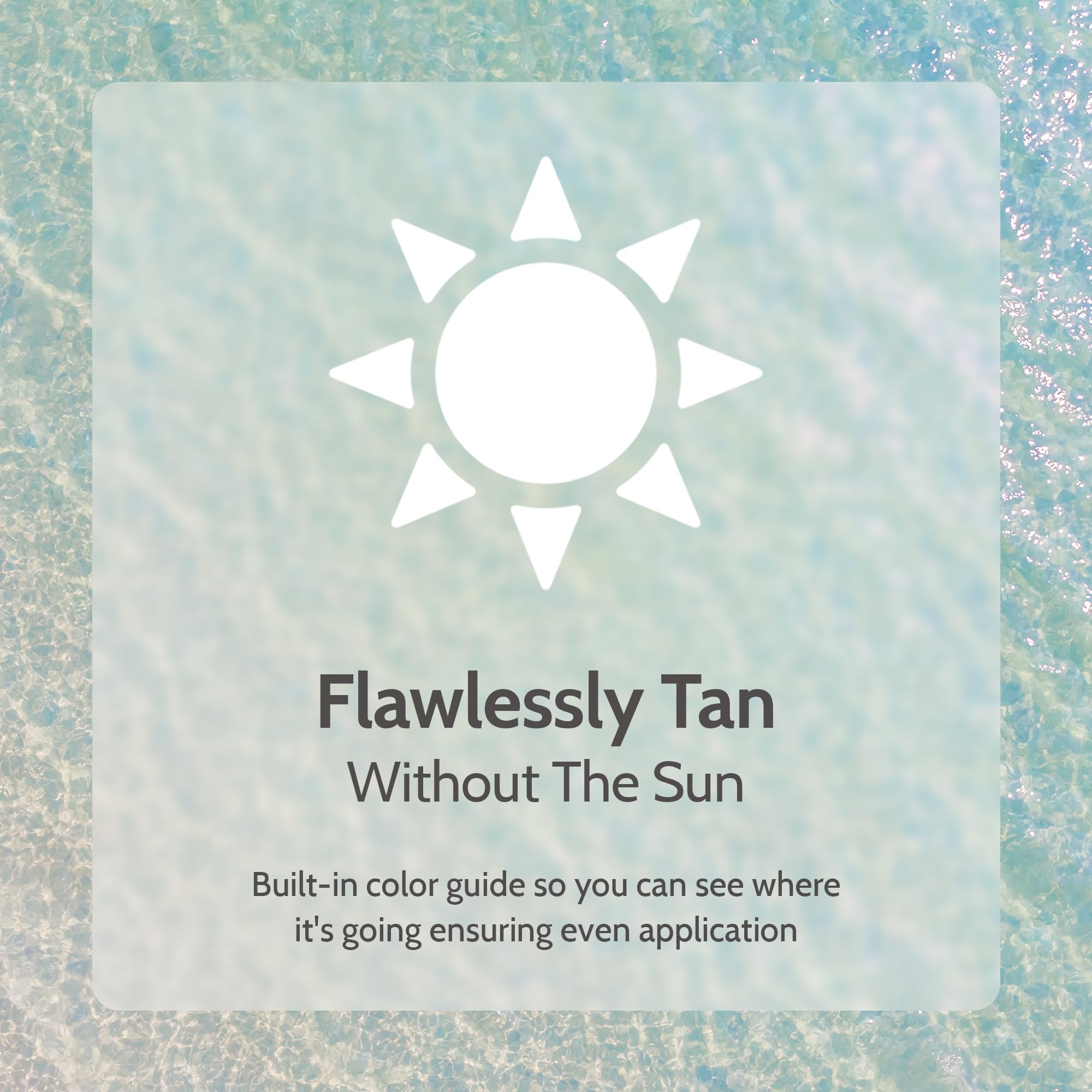 Fake Bake flawless dark tan on leg demonstrates even streak-free color.