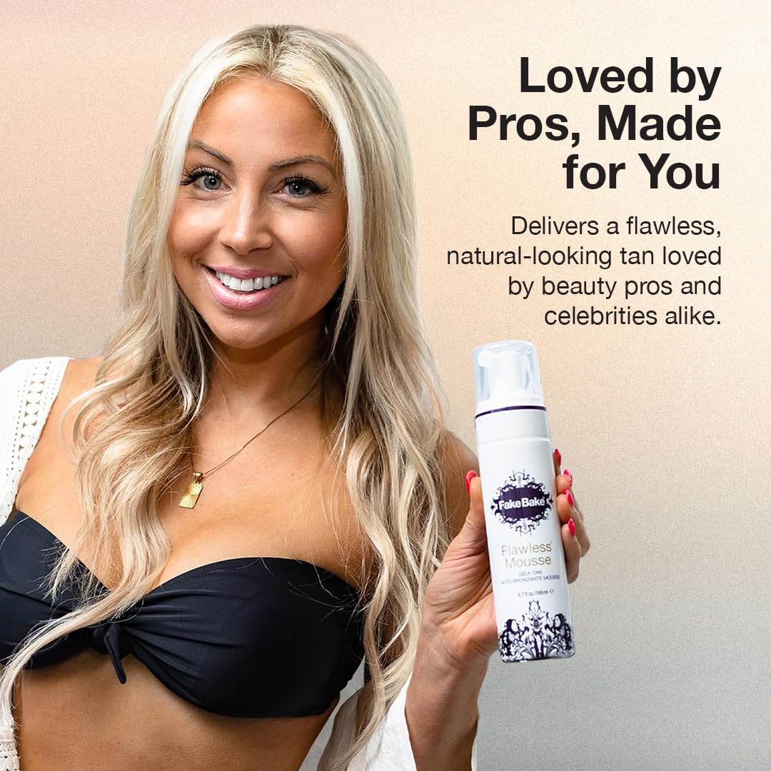 Fake Bake Flawless tan develops in 4-6 hours with a subtle finish.