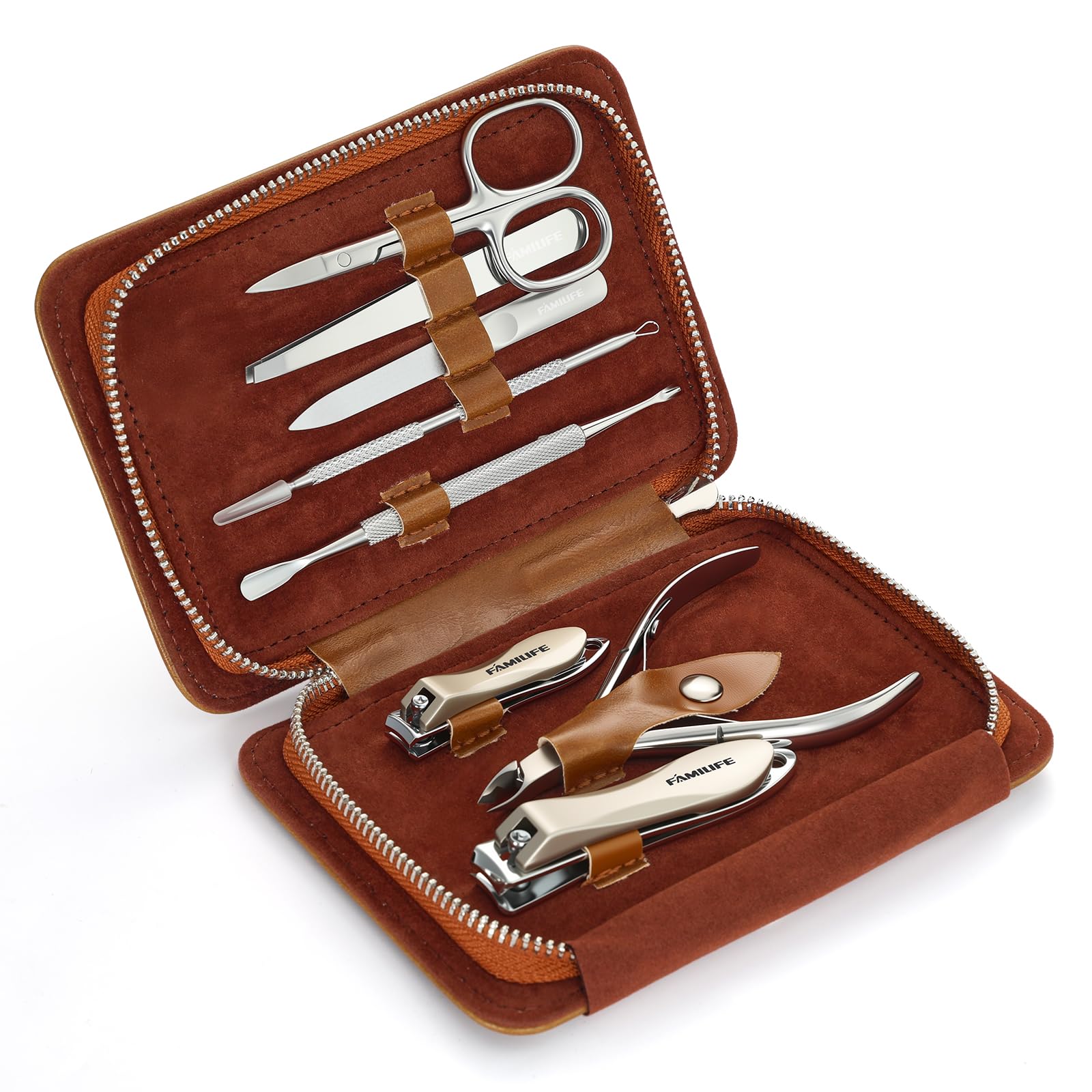 FAMILIFE compact on-the-go kit supports easy travel grooming.