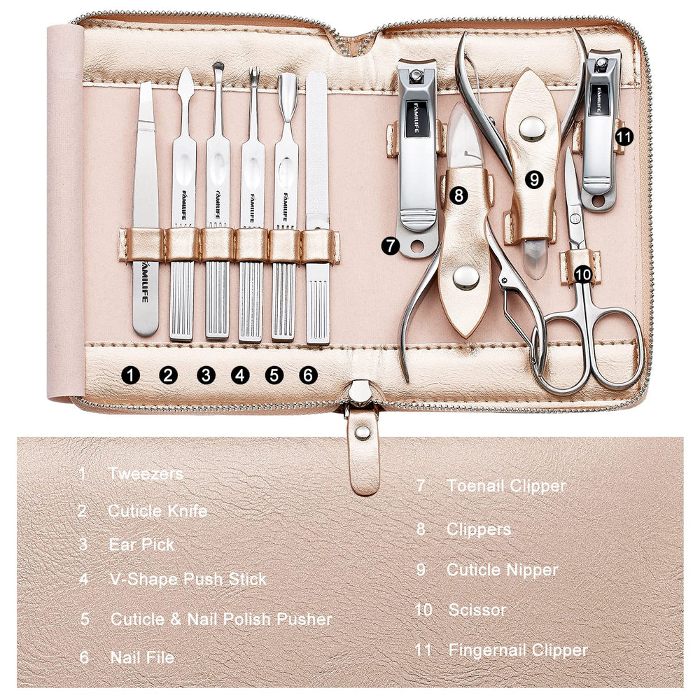 FAMILIFE cuticle nipper with sharp edges for neat cuticle detailing