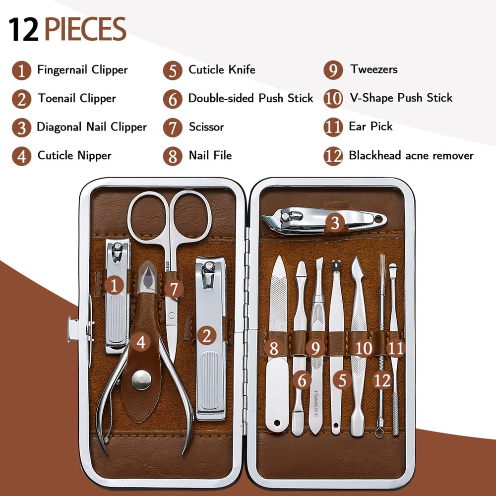 FAMILIFE cuticle pushers and trimmers for neat edges